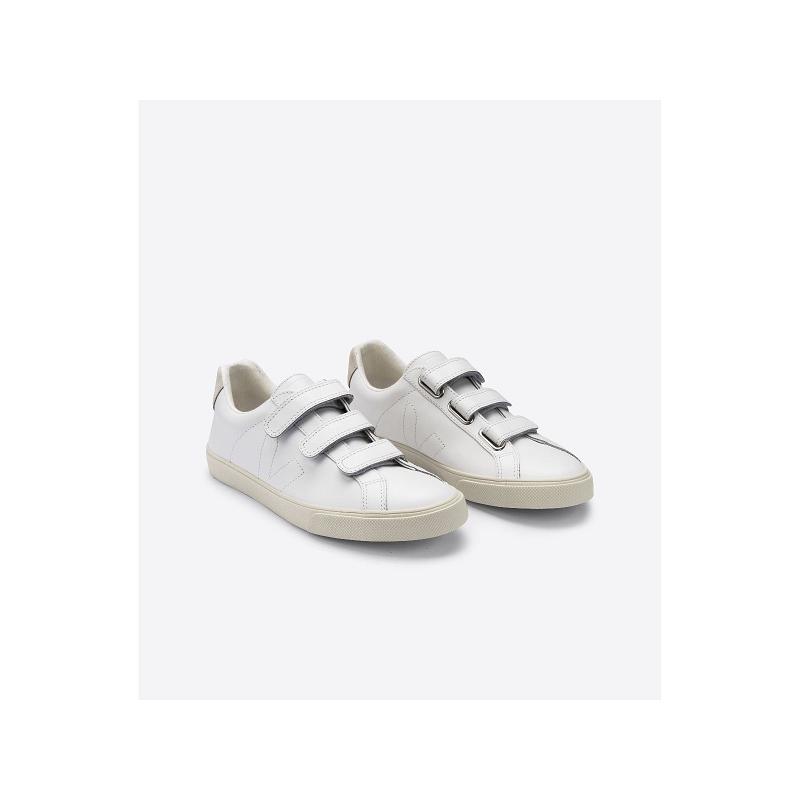 Tenis Veja Hombre Outlet - Esplar Zapatillas Blancas Cuero ES2959525